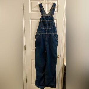 Vintage Men's 90's Sears Roebuck's Denim Overalls 34x32 Carpenter Hammer Loop